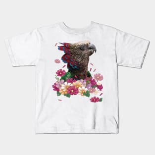 hawk-headed parrot Kids T-Shirt